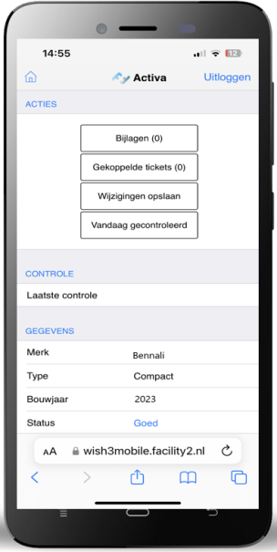Efficiënt bedrijfsmiddelenbeheer met FMIS WISH Mobile met QR-code